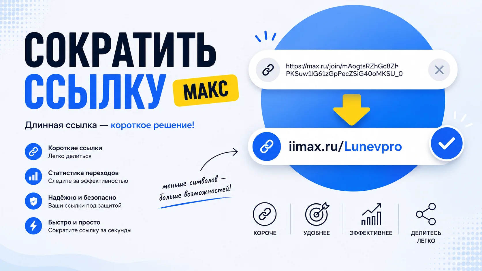 Сократить ссылку макс