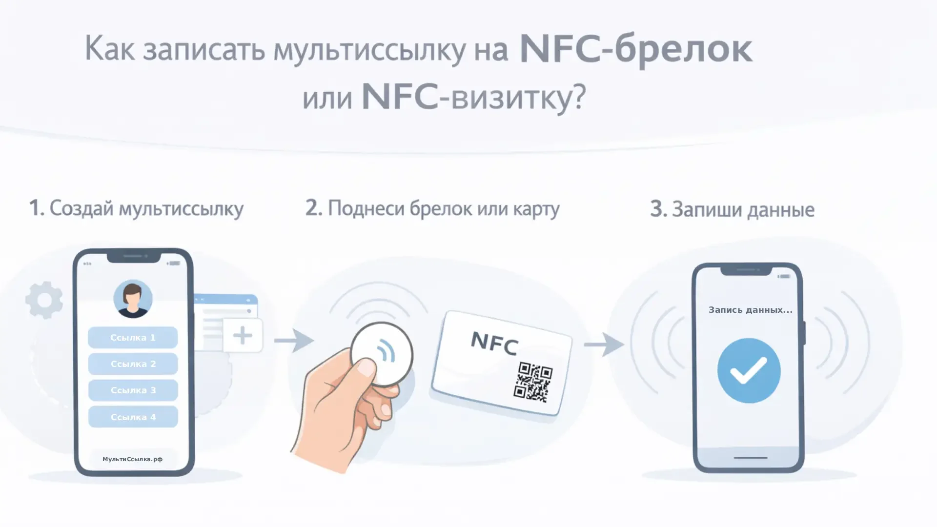 Как сделать NFC‑визитку с МультиСсылкой